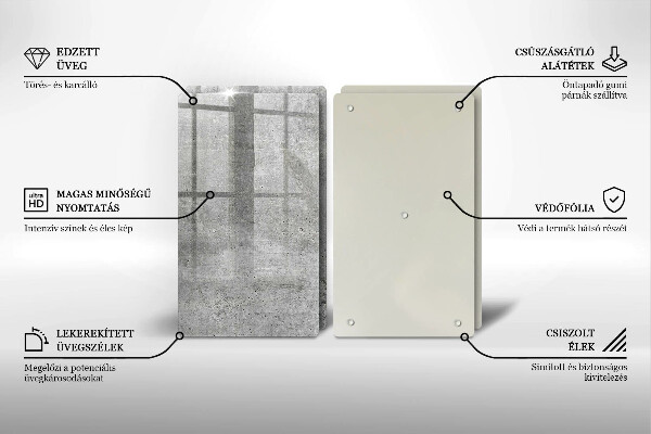 Tocător de bucătărie Textura de beton