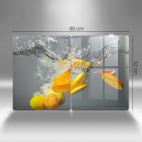 Tocător sticlă Lămâi în apă