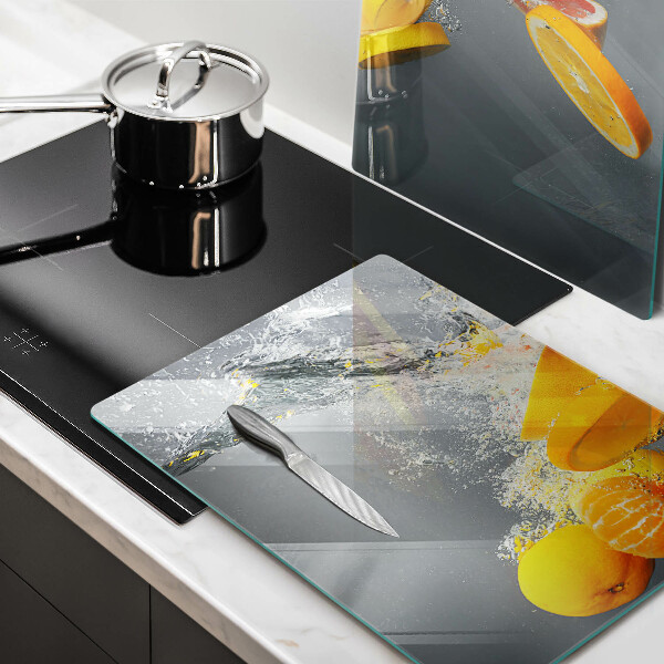 Tocător sticlă Lămâi în apă