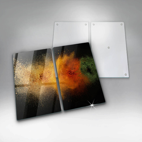 Tocător sticlă Condimente colorate