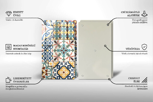 Tocător de bucătărie Placi decorative