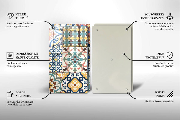 Tocător de bucătărie Placi decorative