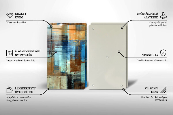 Tocător de bucătărie Fundal pictat