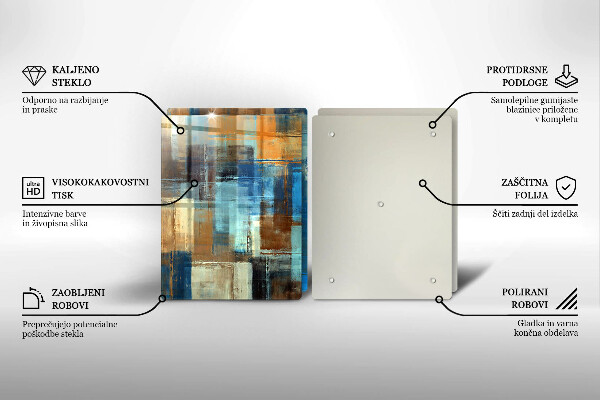 Tocător de bucătărie Fundal pictat