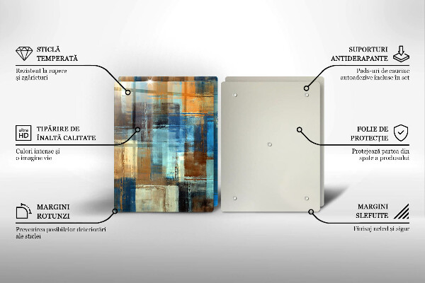 Tocător de bucătărie Fundal pictat
