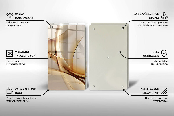 Tocător de bucătărie Forme abstracte