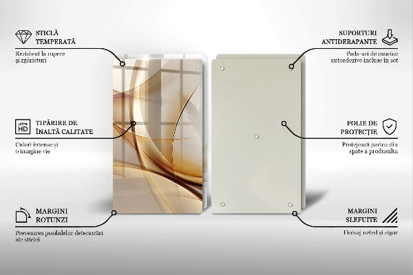 Tocător de bucătărie Forme abstracte