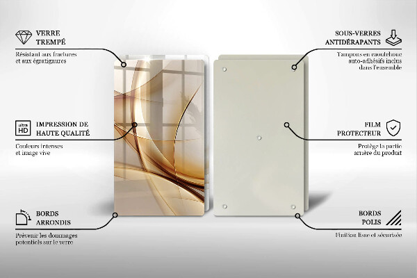 Tocător de bucătărie Forme abstracte