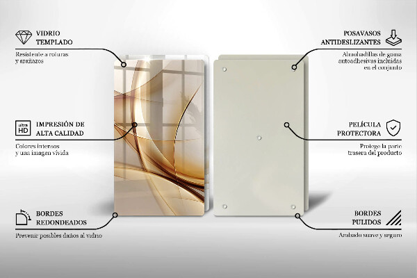 Tocător de bucătărie Forme abstracte