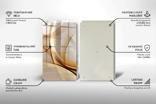 Tocător de bucătărie Forme abstracte