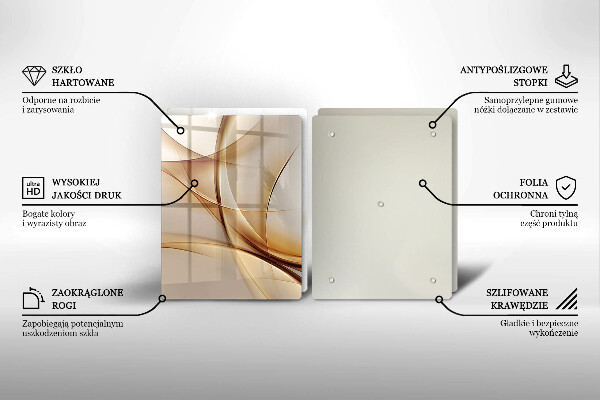 Tocător de bucătărie Forme abstracte