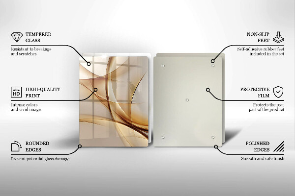 Tocător de bucătărie Forme abstracte