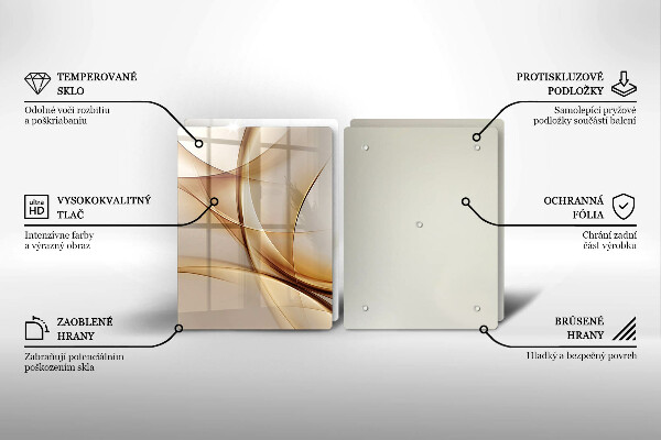 Tocător de bucătărie Forme abstracte