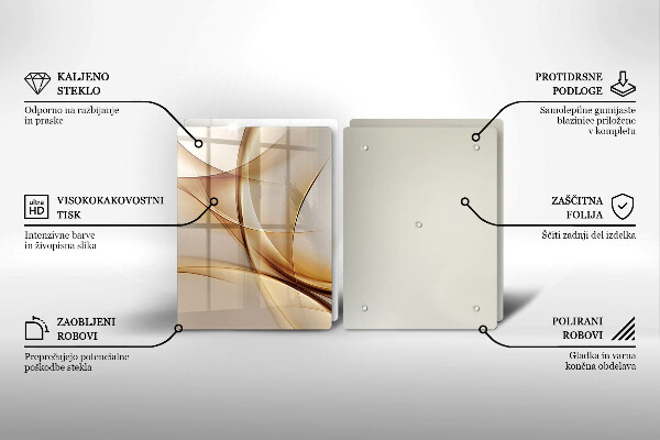 Tocător de bucătărie Forme abstracte