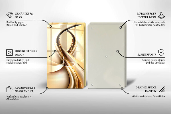 Tocător de bucătărie Abstracția fumului