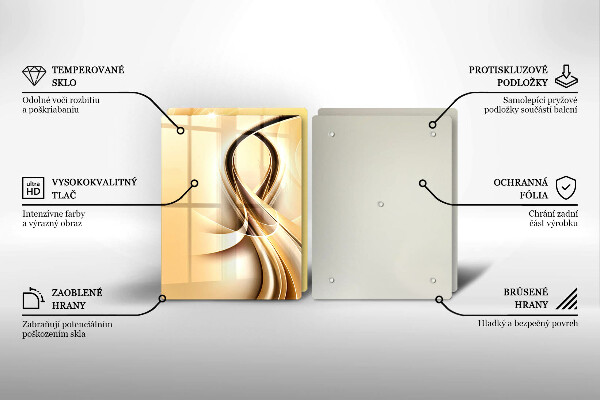 Tocător de bucătărie Abstracția fumului