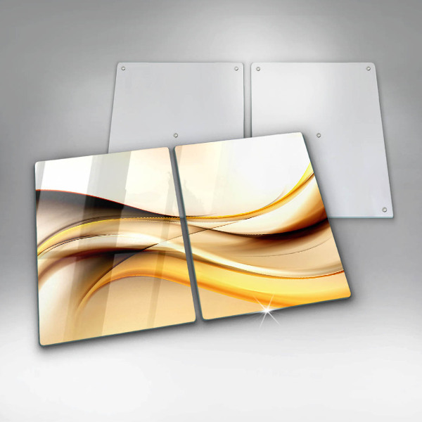 Tocător de bucătărie Linii de fum abstracte