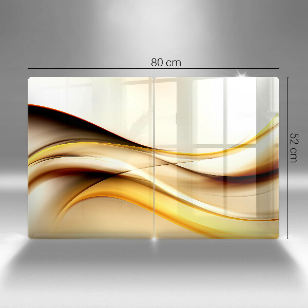 Tocător de bucătărie Linii de fum abstracte