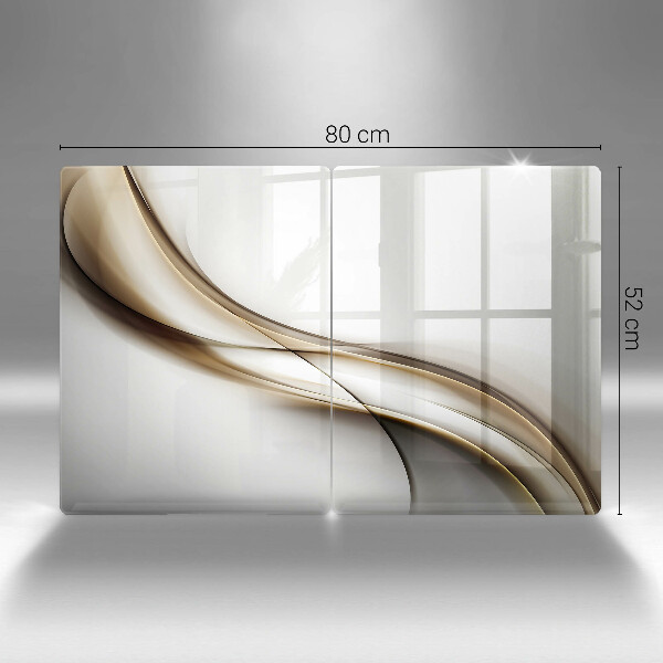 Tocător de bucătărie Abstracția liniilor moi