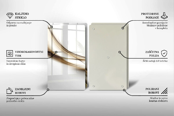 Tocător de bucătărie Abstracția liniilor moi