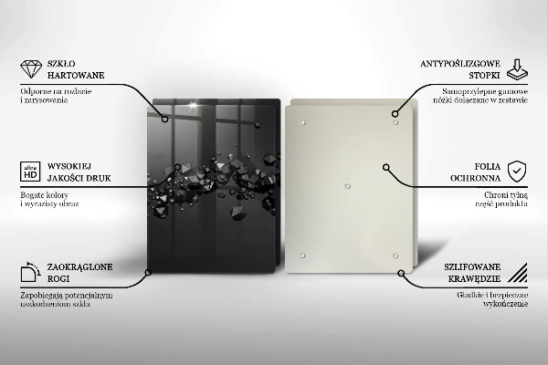 Tocător de bucătărie Abstracția formelor 3D