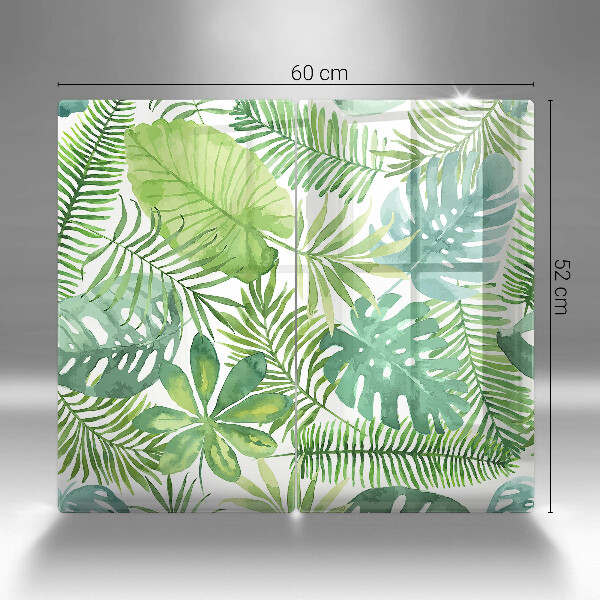 Tocător de bucătărie Acuarelă frunze boho