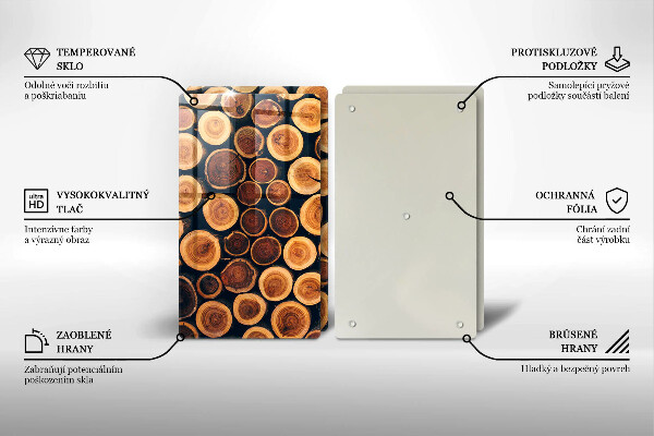 Tocător de bucătărie cioturi de copac din lemn