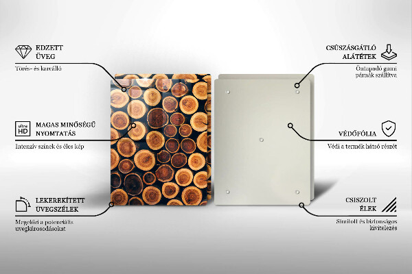 Tocător de bucătărie cioturi de copac din lemn