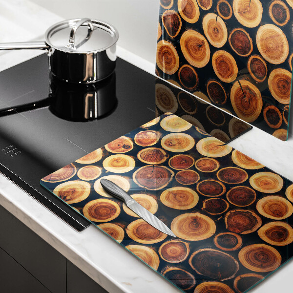 Tocător de bucătărie cioturi de copac din lemn