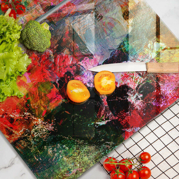 Tocător de bucătărie Abstracția vopselei