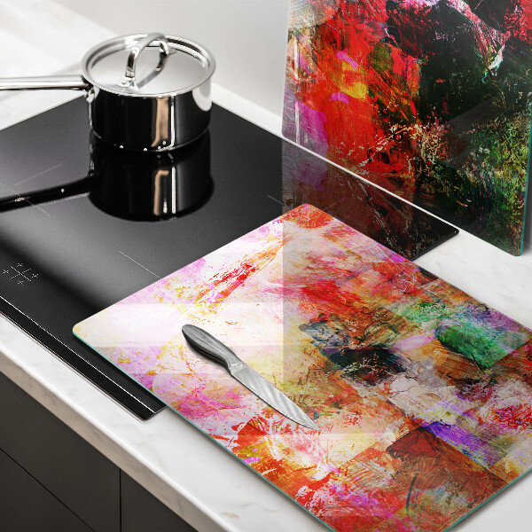 Tocător de bucătărie Abstracția vopselei