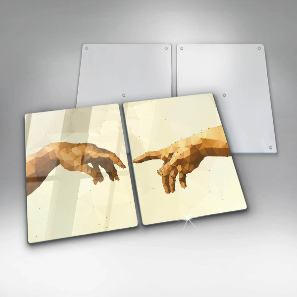 Tocător de bucătărie Crearea mâinilor lui Adam