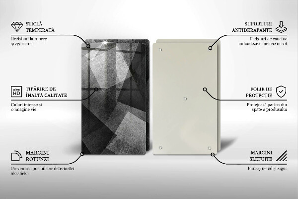 Tocător de bucătărie Abstracția geometrică