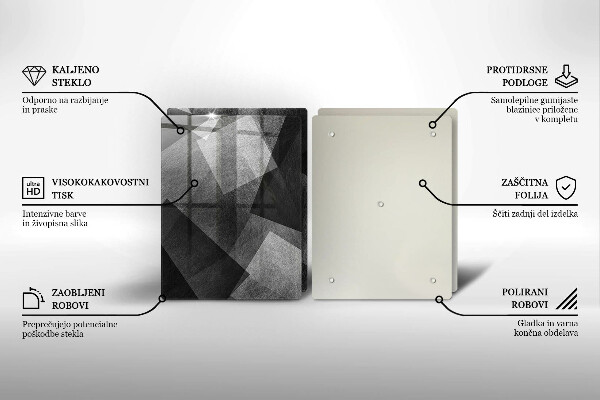 Tocător de bucătărie Abstracția geometrică