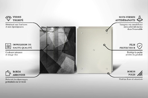 Tocător de bucătărie Abstracția geometrică