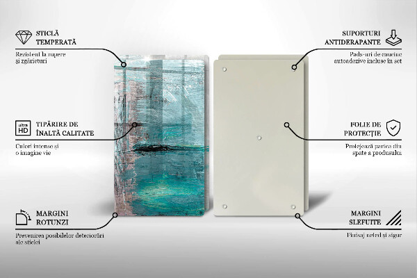 Tocător de bucătărie Vopsea fundal de abstractie