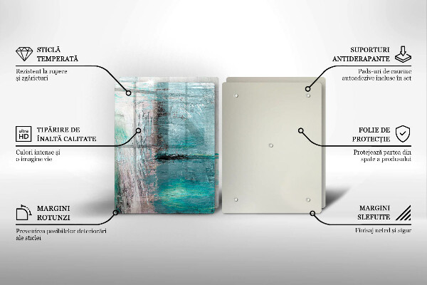 Tocător de bucătărie Vopsea fundal de abstractie