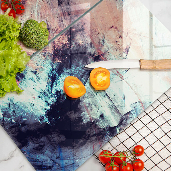Tocător de bucătărie Abstracție pictată