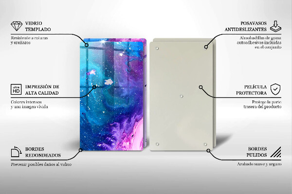 Tocător de bucătărie Cerneluri de abstractizare