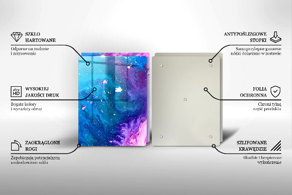 Tocător de bucătărie Cerneluri de abstractizare