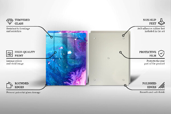 Tocător de bucătărie Cerneluri de abstractizare