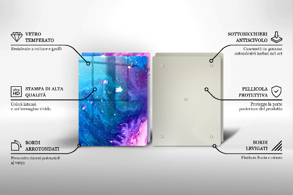 Tocător de bucătărie Cerneluri de abstractizare