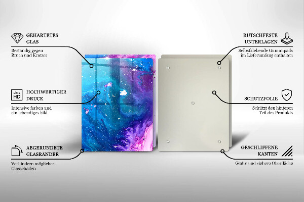 Tocător de bucătărie Cerneluri de abstractizare