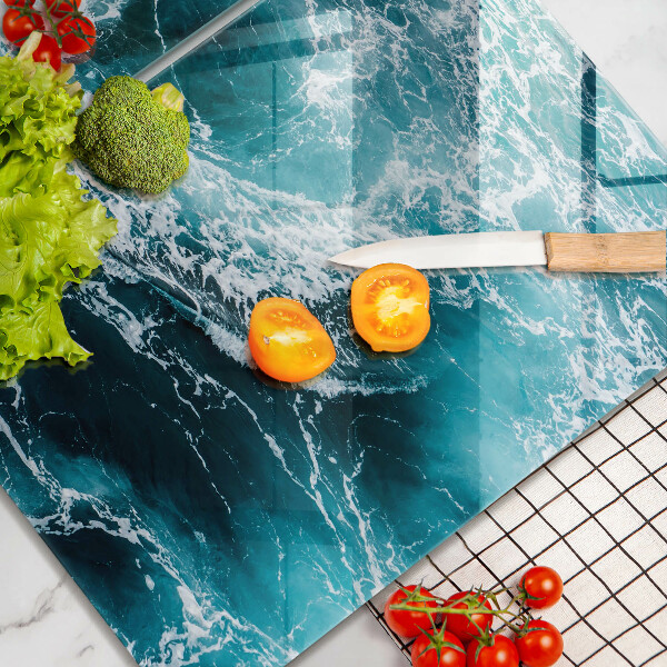 Tocător de bucătărie Valuri spumoase de apă