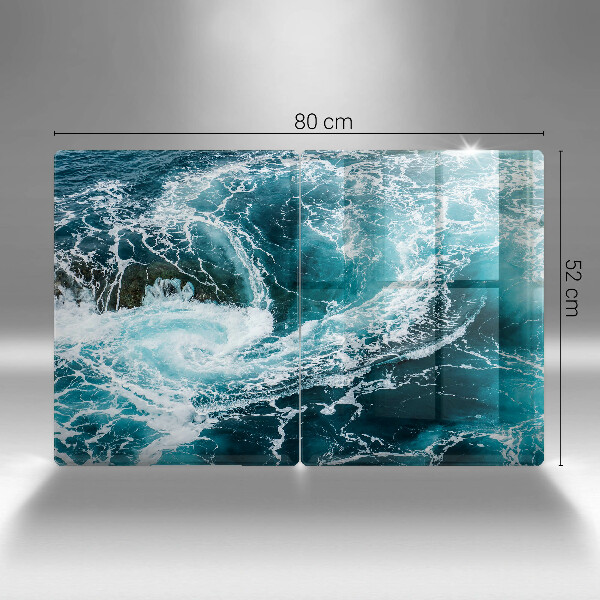 Tocător de bucătărie Valuri spumoase de apă