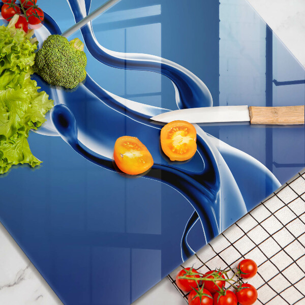 Tocător sticlă Abstracția fluidelor