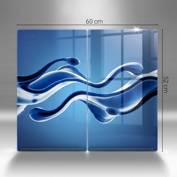 Tocător sticlă Abstracția fluidelor