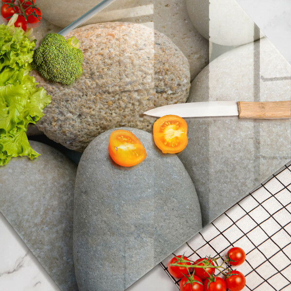 Tocător de bucătărie Model de pietre ovale