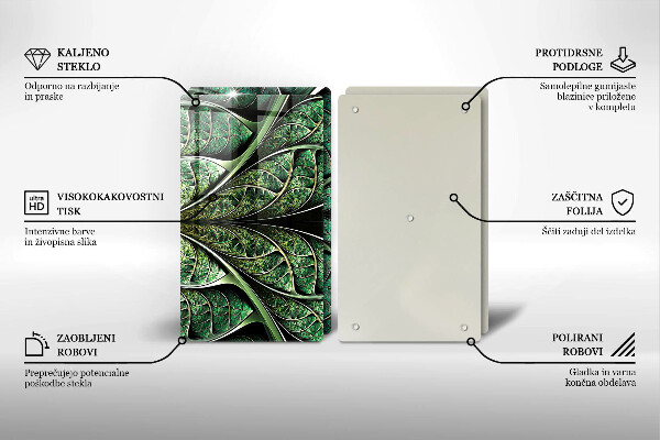 Tocător de bucătărie Structura nervurii frunzei