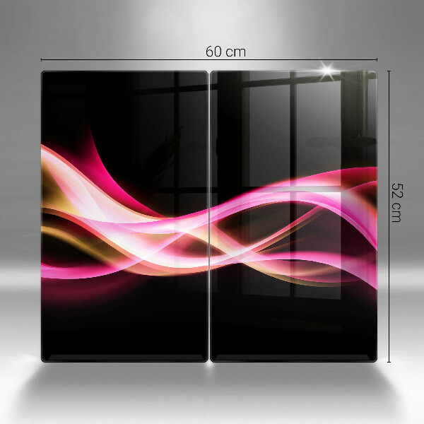 Tocător de bucătărie Fum neon abstract